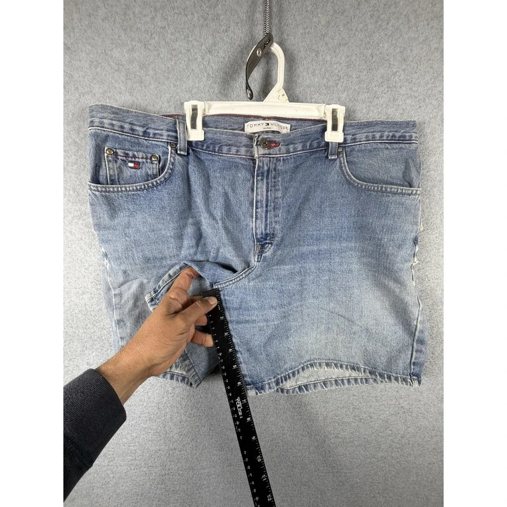 Vintage‎ Tommy Hilfiger Shorts Womens 16 Blue Denim Jean Boyfriend Casual 2000s